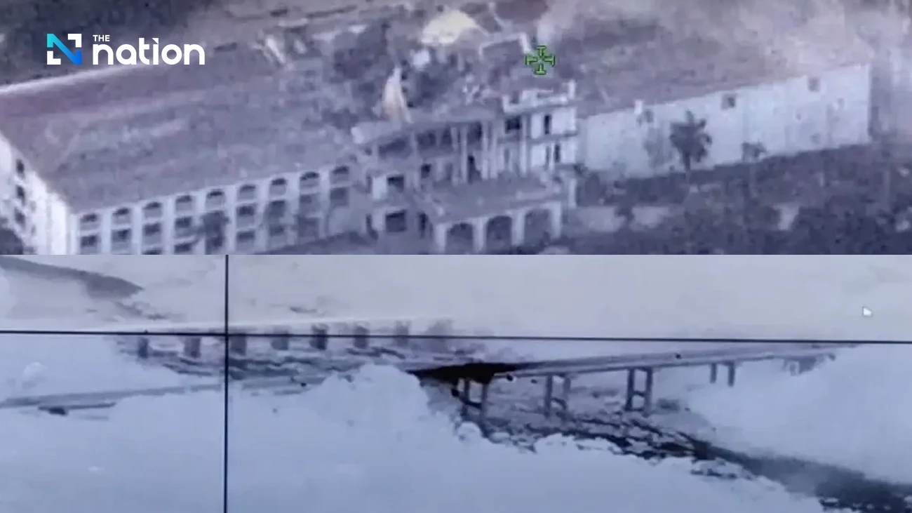 Pesawat F-16 Thailand Hancurkan Kasino yang Digunakan Kamboja sebagai Pangkalan Militer